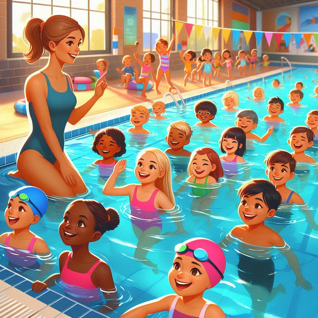 Teaching autistics to swim
